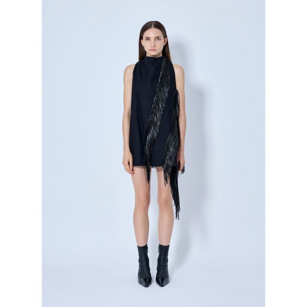 Sportmax Women Fringe Trim Sleeveless Dress